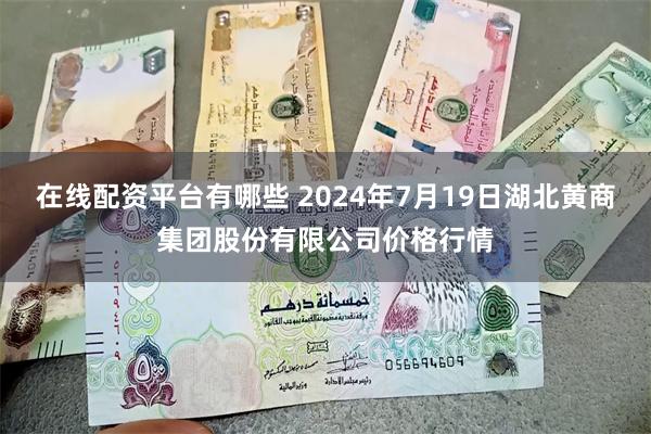   在线配资平台有哪些 2024年7月19日湖北黄商集团股份有限公司价格行情