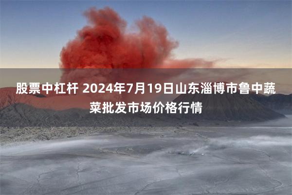 股票中杠杆 2024年7月19日山东淄博市鲁中蔬菜批发市场价格行情